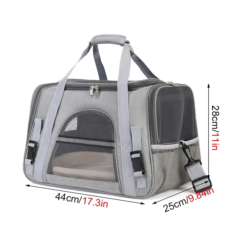 Sac de transport souple et respirant pour chat et chien de petite taille, sac de voyage pour animal de compagnie
