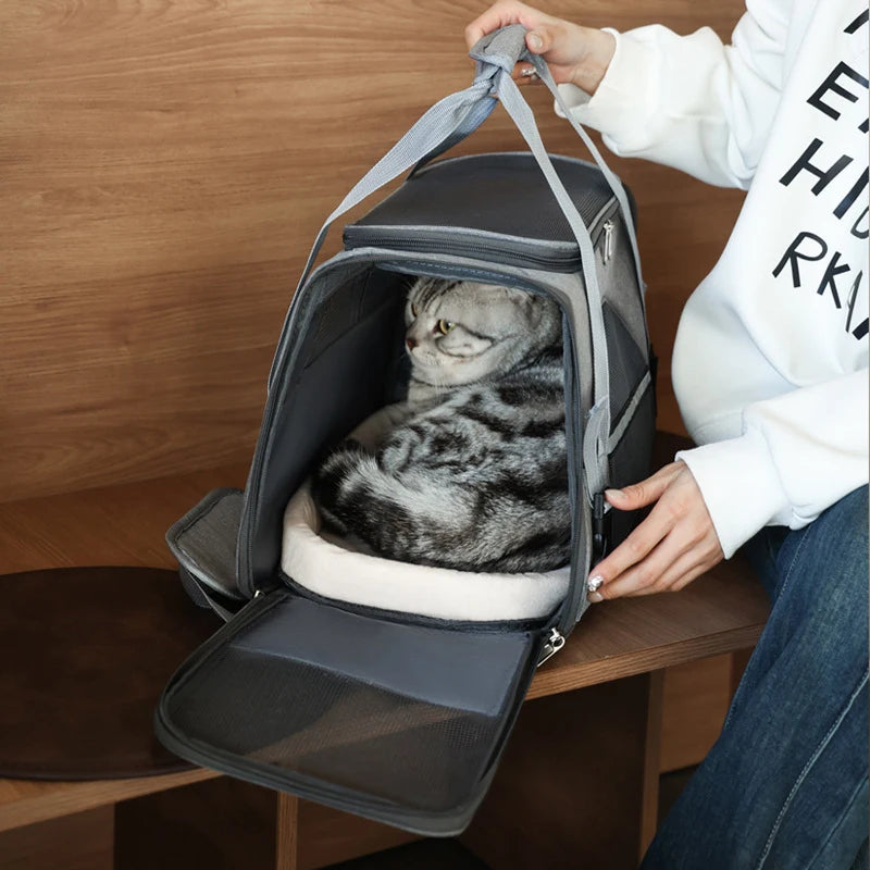 Sac de transport souple et respirant pour chat et chien de petite taille, sac de voyage pour animal de compagnie
