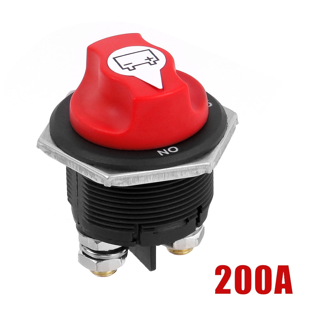 Coupe Circuit pour Batterie de 12 V jusqu'à 48 V Interrupteur de Déconnexion de Batterie marche/Arrêt 50A / 100A / 200A / 300A - Mabelle Magasin
