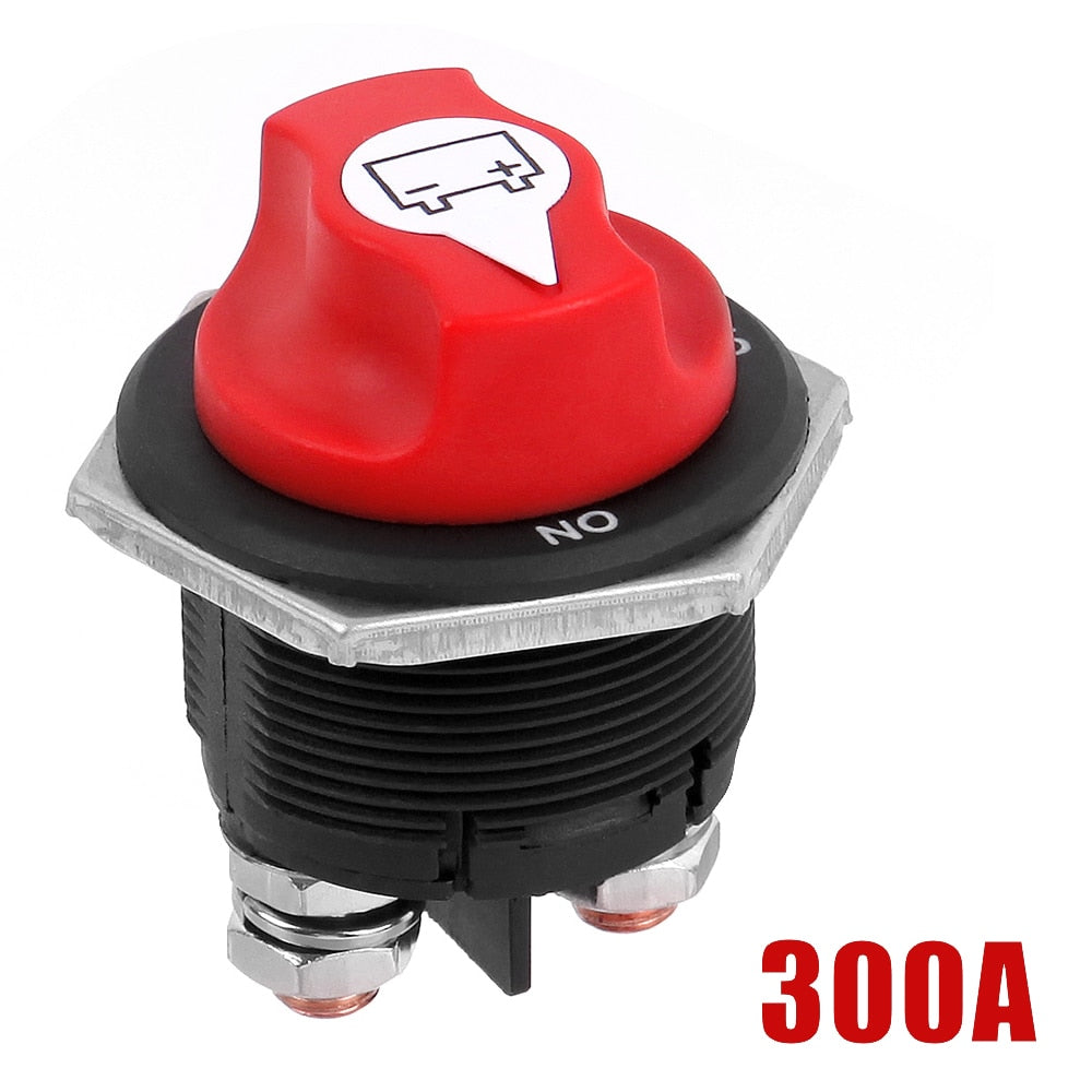 Coupe Circuit pour Batterie de 12 V jusqu'à 48 V Interrupteur de Déconnexion de Batterie marche/Arrêt 50A / 100A / 200A / 300A - Mabelle Magasin