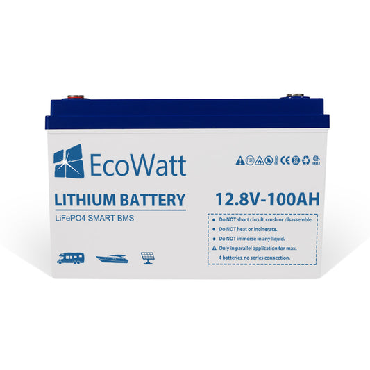 Batterie lithium EcoWatt 12v 100AH - Mabelle Magasin