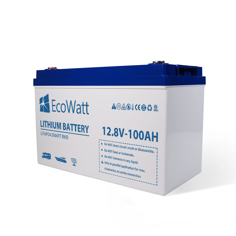 Batterie lithium EcoWatt 12v 100AH - Mabelle Magasin