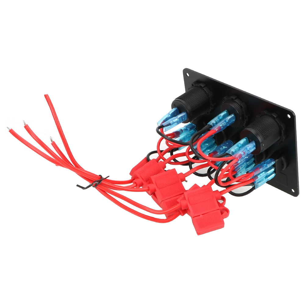 Panneau de contrôle électronique pour véhicules aménagé. Interrupteur on/off - Mabelle Magasin
