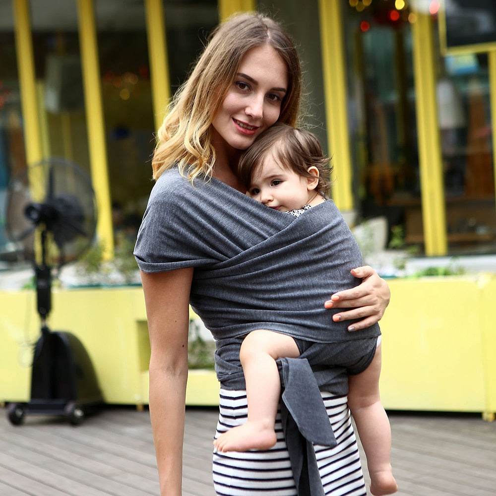 Porte-bébé écharpe pour nouveau-nés doux confortable et respirant pour bébé écharpe d'allaitement - Mabelle Magasin