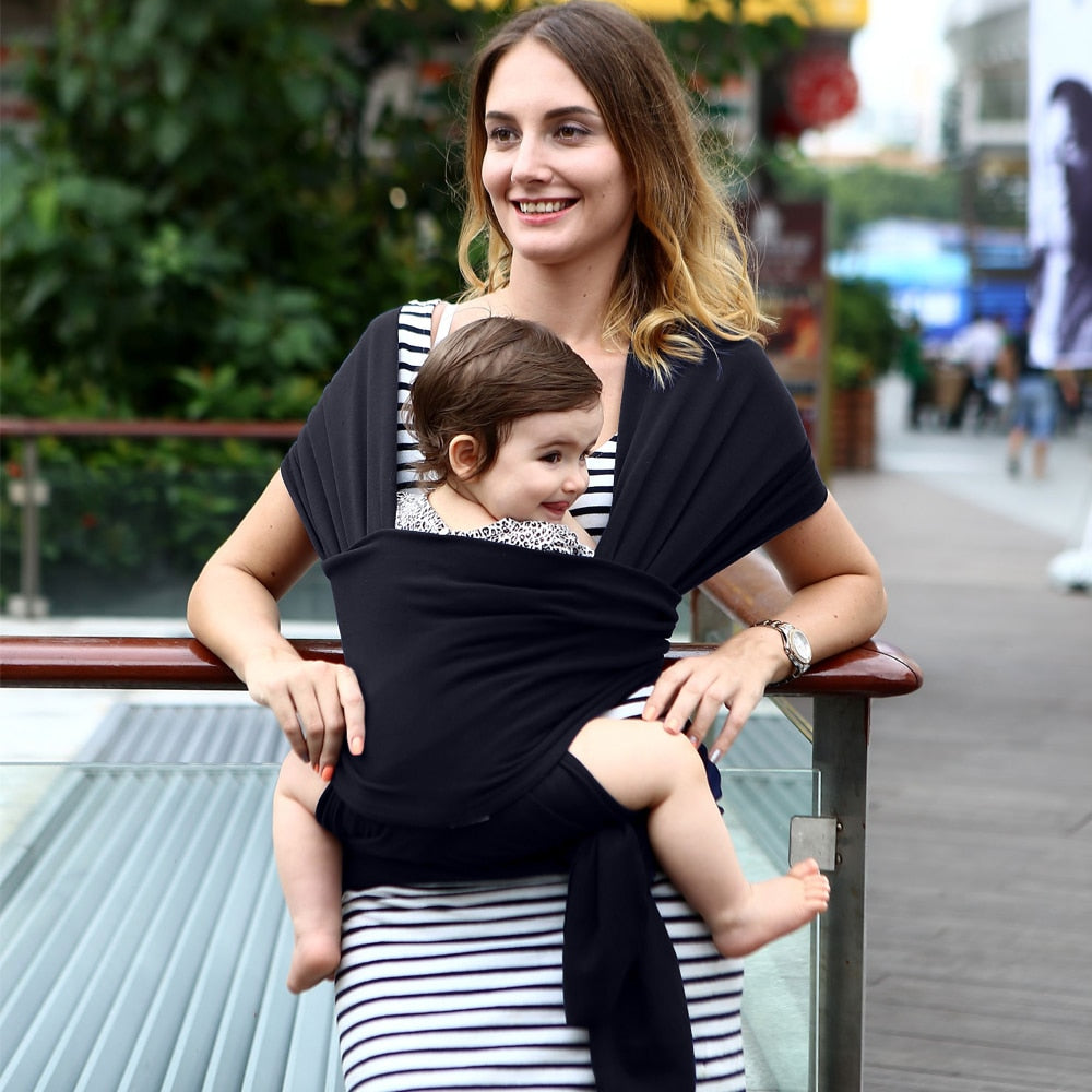 Porte-bébé écharpe pour nouveau-nés doux confortable et respirant pour bébé écharpe d'allaitement - Mabelle Magasin