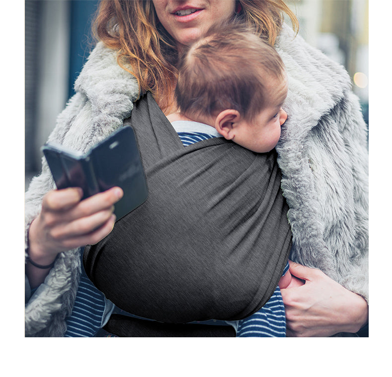 Porte-bébé écharpe pour nouveau-nés doux confortable et respirant pour bébé écharpe d'allaitement - Mabelle Magasin