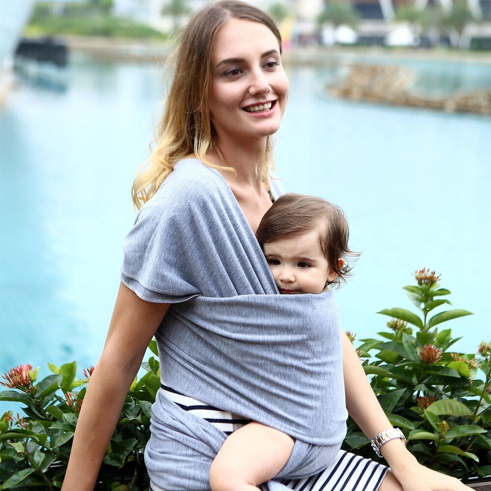 Porte-bébé écharpe pour nouveau-nés doux confortable et respirant pour bébé écharpe d'allaitement - Mabelle Magasin
