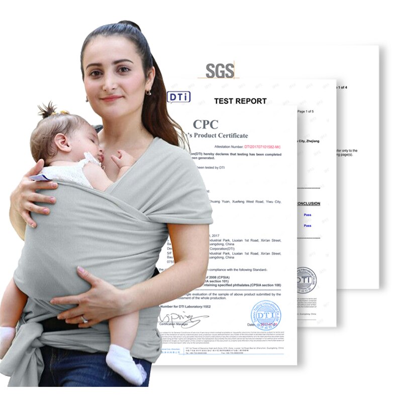 Porte-bébé écharpe pour nouveau-nés doux confortable et respirant pour bébé écharpe d'allaitement - Mabelle Magasin