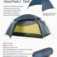 Naturehike 2022 nouveau Cloud Peak 15D Camping tente 1-2 personnes ultra-léger 4 saisons tente étanche Camping escalade tente extérieure - Mabelle Magasin