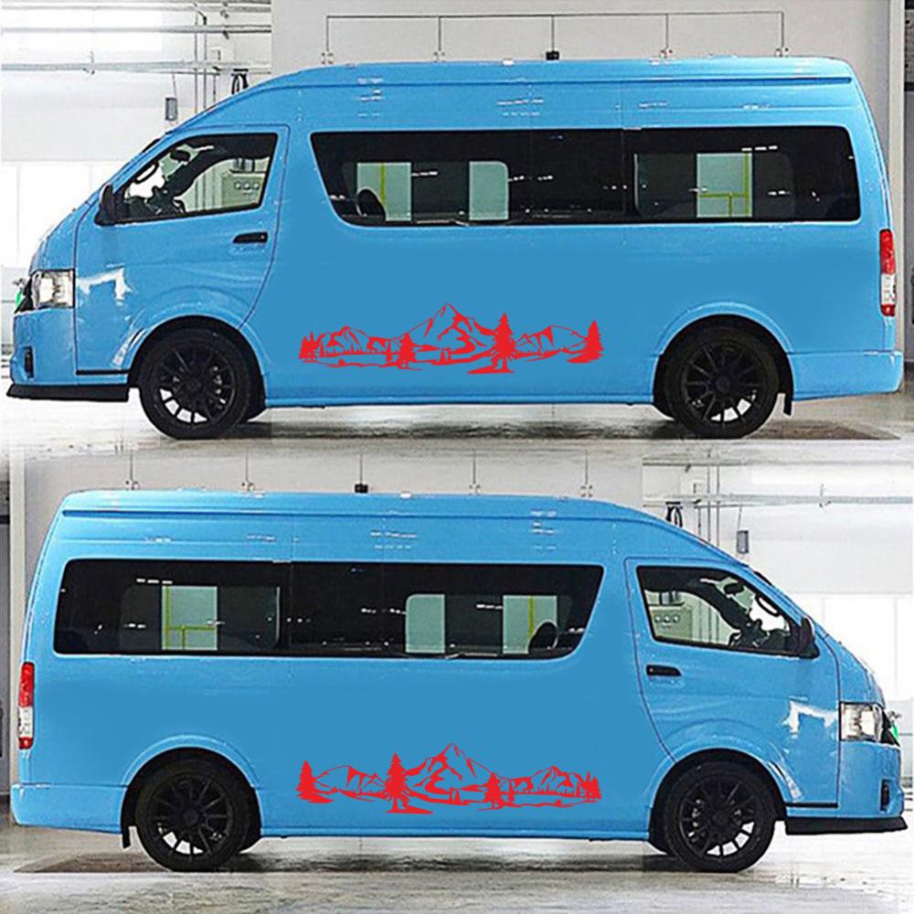 Autocollant De Camping Car Motif Forêt 2pcs, Stickers Pour Camping Car, Sticker Pour Vitres De van, Pare-chocs, - Mabelle Magasin