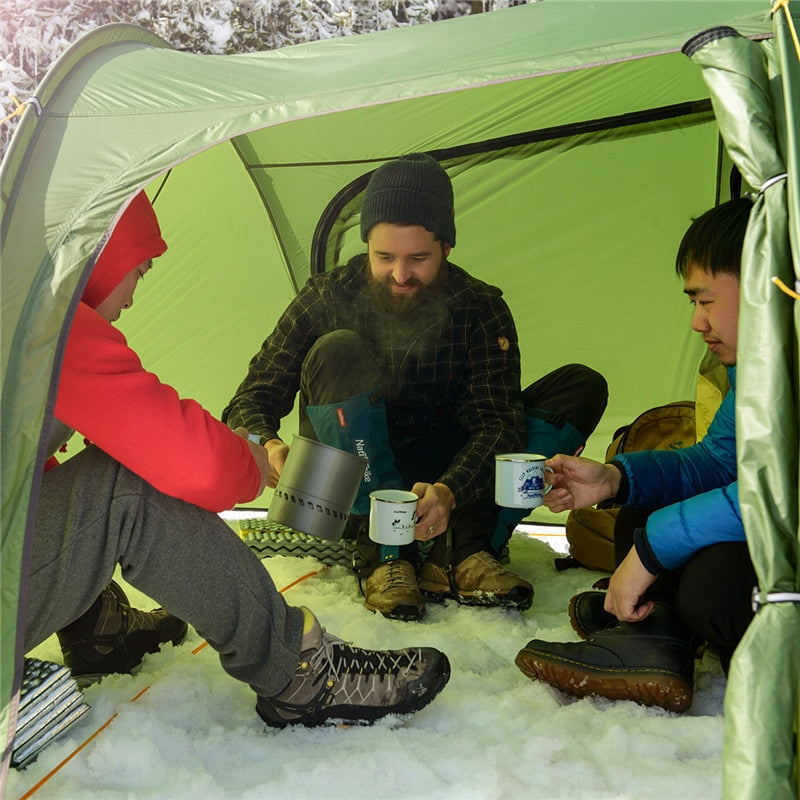 Nouvelle tente de Camping 2-3-4 personnes tente familiale ultralégère 4 saisons 15D/20D/210T tente en tissu Camping randonnée - Mabelle Magasin