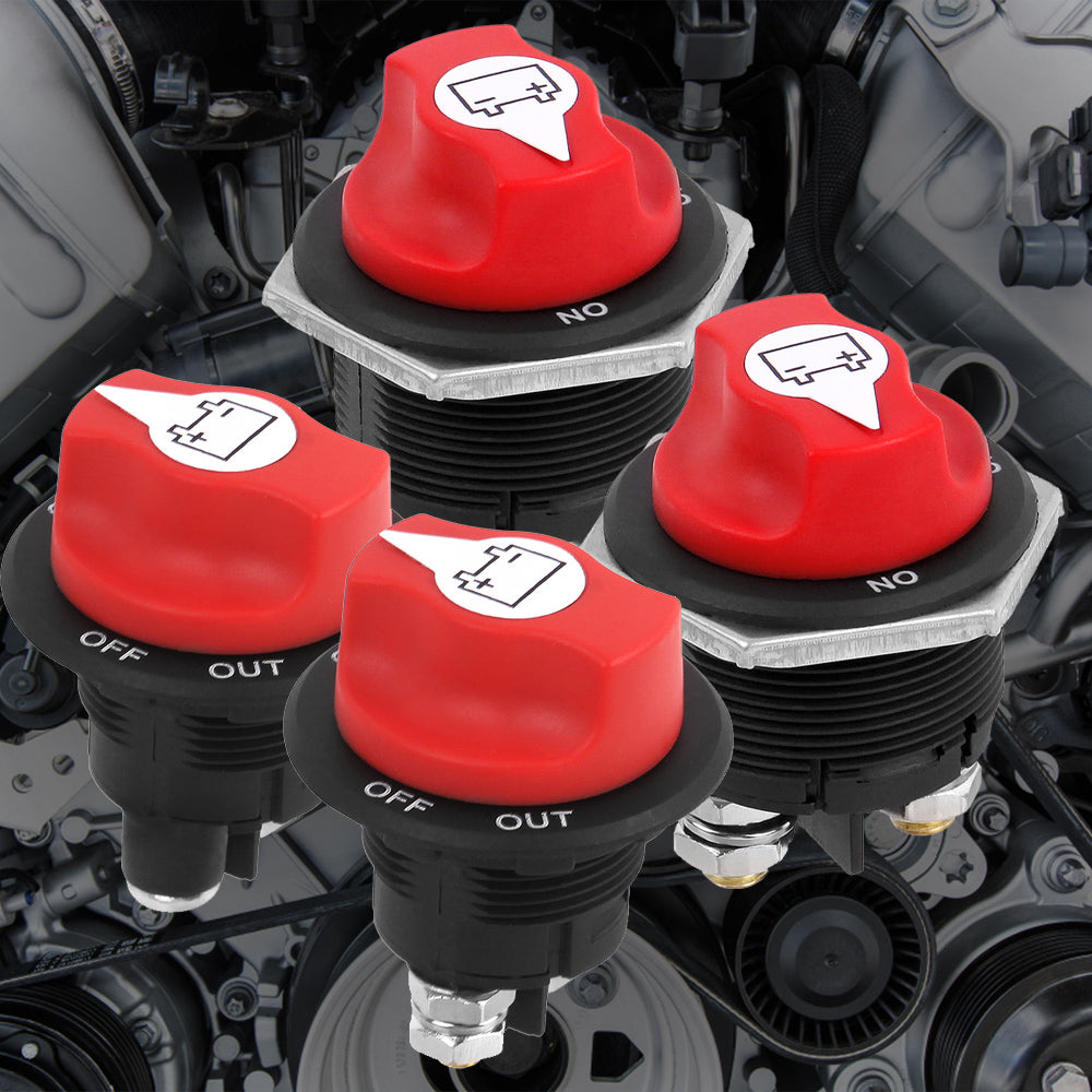Coupe Circuit pour Batterie de 12 V jusqu'à 48 V Interrupteur de Déconnexion de Batterie marche/Arrêt 50A / 100A / 200A / 300A - Mabelle Magasin