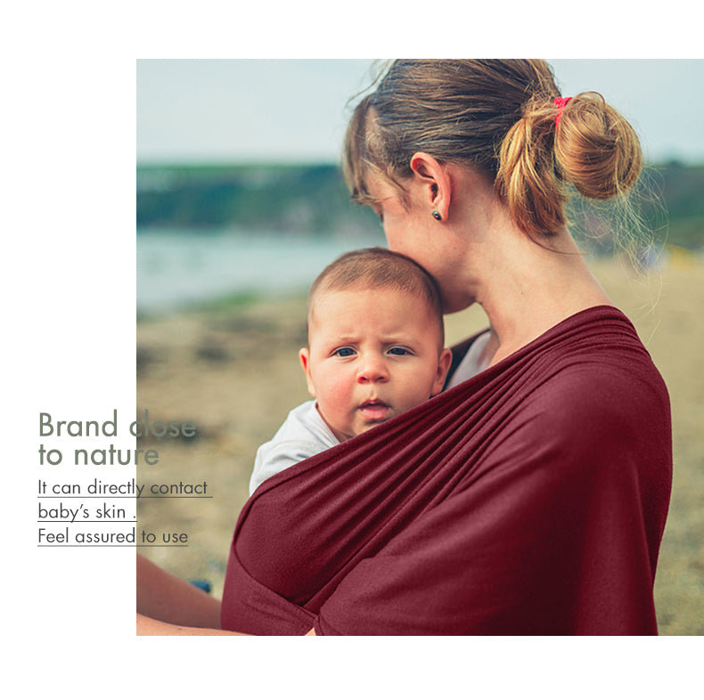 Porte-bébé écharpe pour nouveau-nés doux confortable et respirant pour bébé écharpe d'allaitement - Mabelle Magasin