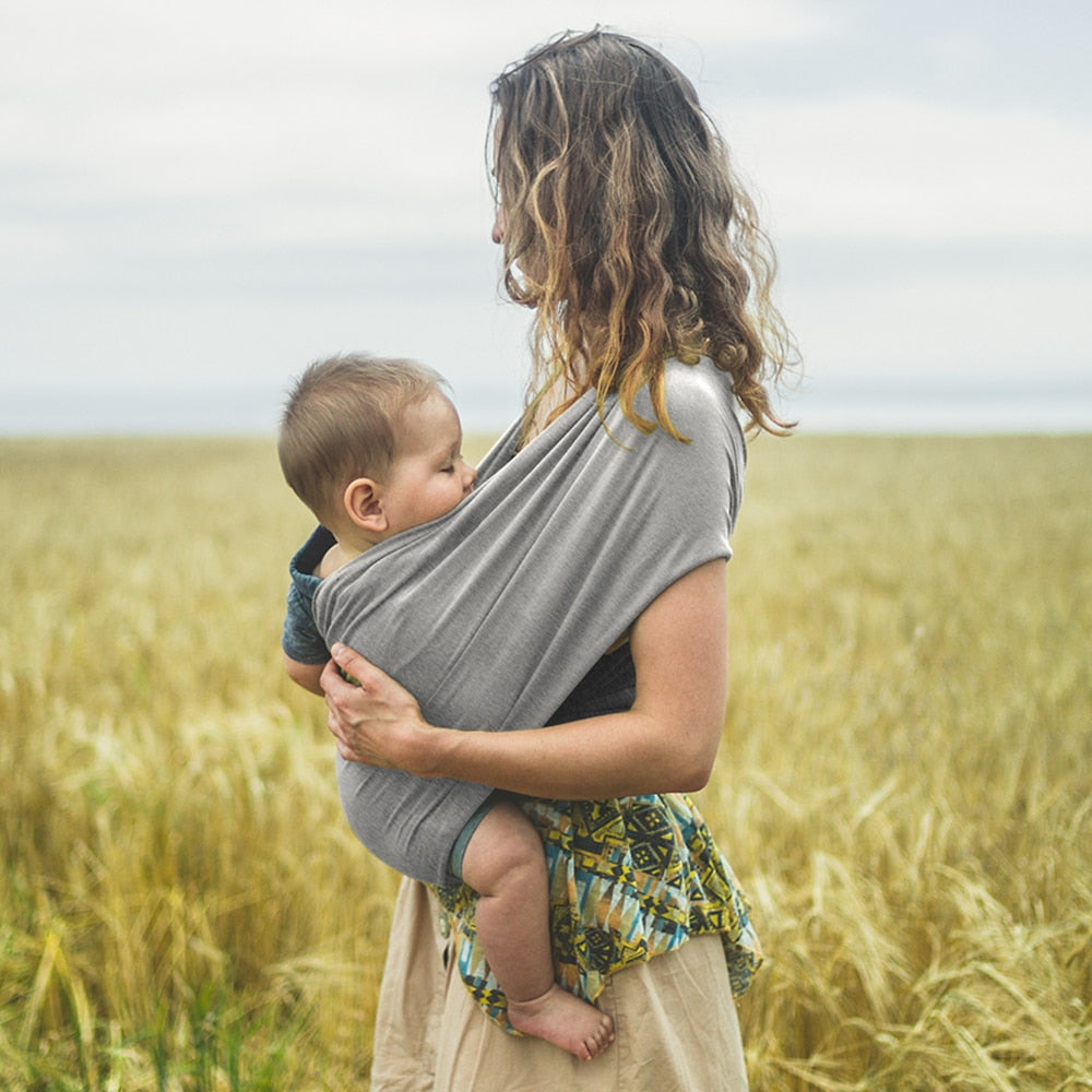 Porte-bébé écharpe pour nouveau-nés doux confortable et respirant pour bébé écharpe d'allaitement - Mabelle Magasin