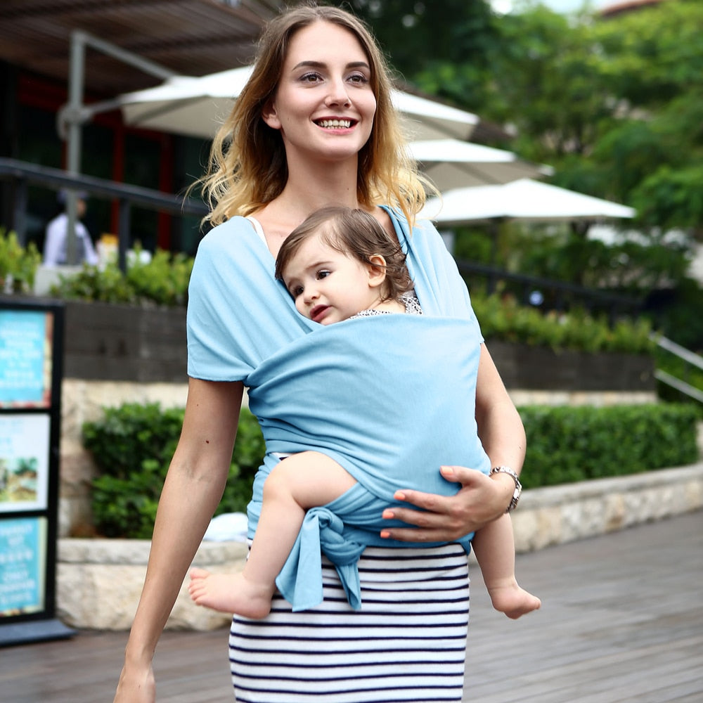 Porte-bébé écharpe pour nouveau-nés doux confortable et respirant pour bébé écharpe d'allaitement - Mabelle Magasin
