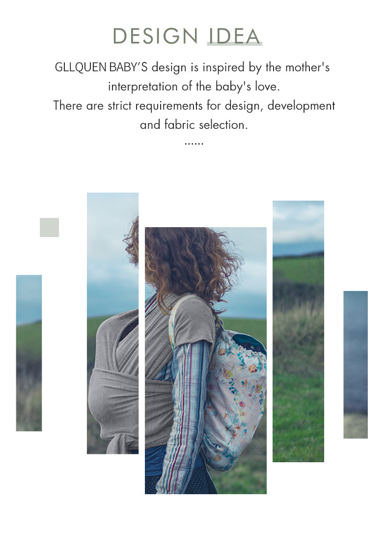 Porte-bébé écharpe pour nouveau-nés doux confortable et respirant pour bébé écharpe d'allaitement - Mabelle Magasin
