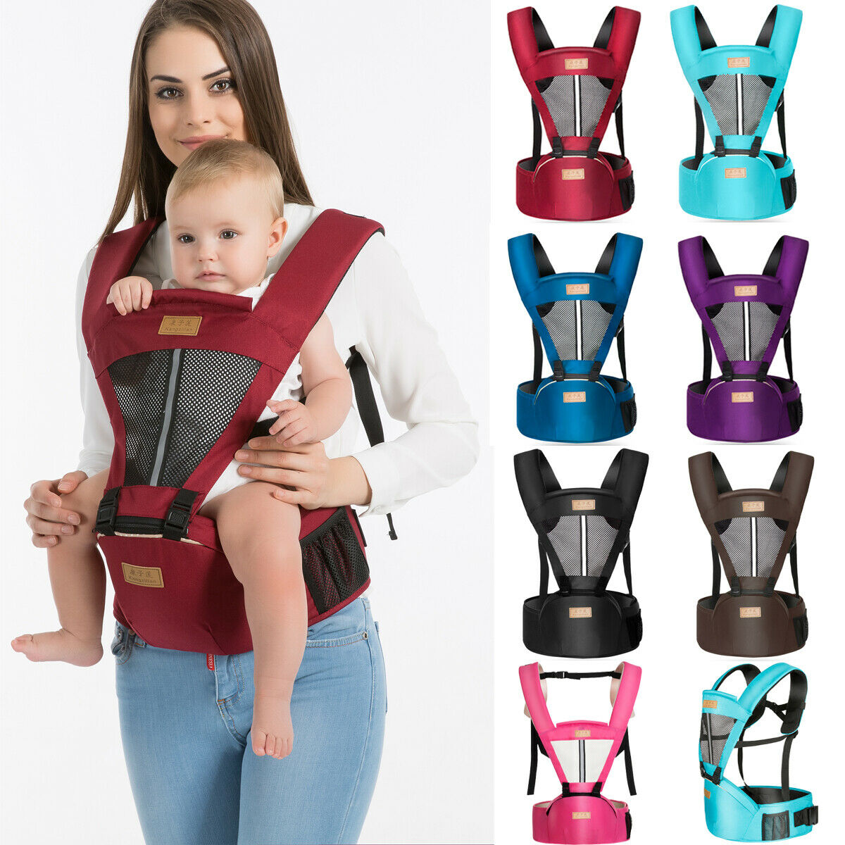 Siege Kangourou™ Ergonomique. Porte Bébé. Le top pour des balades avec –  Bébé Superstar