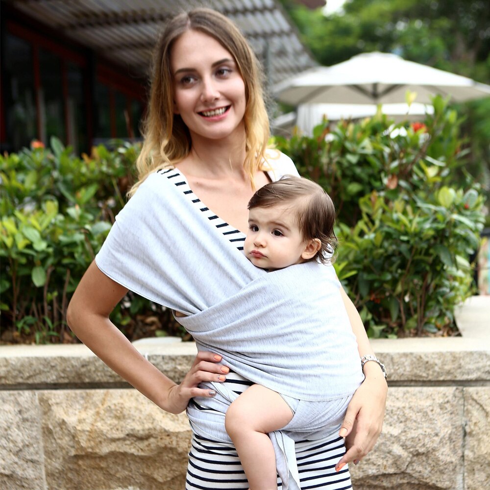 Porte-bébé écharpe pour nouveau-nés doux confortable et respirant pour bébé écharpe d'allaitement - Mabelle Magasin