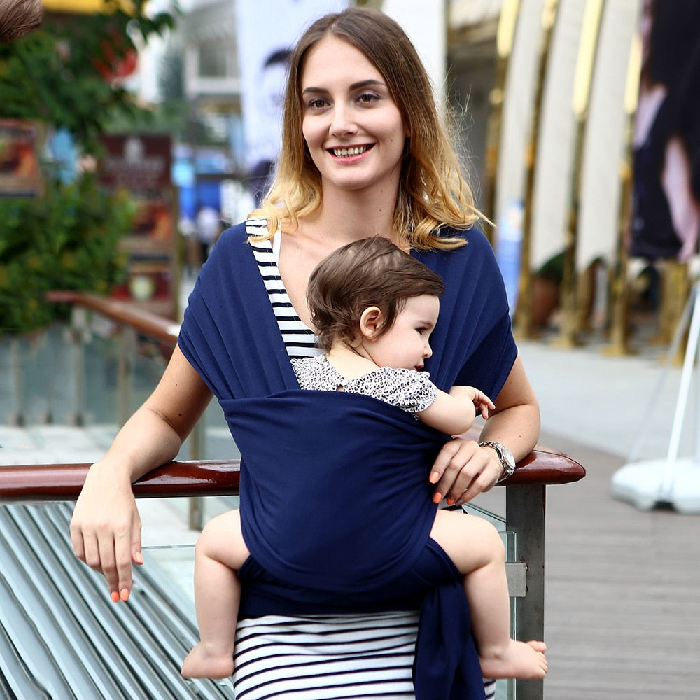 Porte-bébé écharpe pour nouveau-nés doux confortable et respirant pour bébé écharpe d'allaitement - Mabelle Magasin