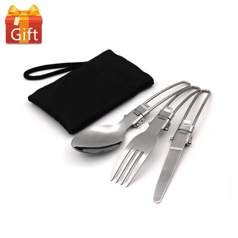 Ustensiles De Cuisine 3 pièces Portable Antiadhésif En Alliage D'aluminium Camping Cuisson Théière Pique-Nique Vaisselle Bouilloire Pot Poêle À Frire - Mabelle Magasin