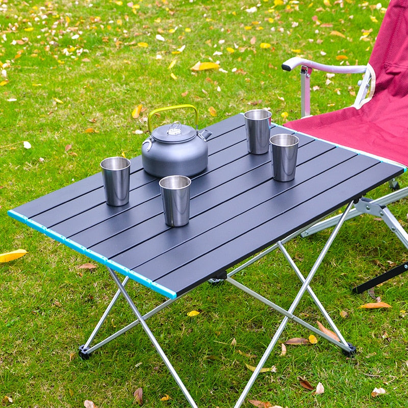Table de camping pliante ultralégère en alliage d'aluminium pour pique –  Mabelle Magasin