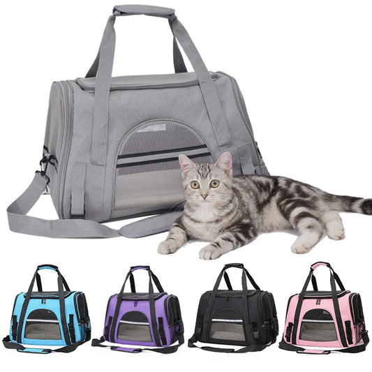 Sac de transport souple et respirant pour chat et chien de petite taille, sac de voyage pour animal de compagnie