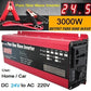 Onduleur à onde Pure sinus courant continu 12v/24v à courant alternatif 220V (500W 1000W Crête) (800W 1600W Crête) (1000W 2000W Crête) (1100W 2200W Crête) (1500W 3000W Crête) onduleur solaire - Mabelle Magasin