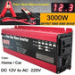 Onduleur à onde Pure sinus courant continu 12v/24v à courant alternatif 220V (500W 1000W Crête) (800W 1600W Crête) (1000W 2000W Crête) (1100W 2200W Crête) (1500W 3000W Crête) onduleur solaire - Mabelle Magasin