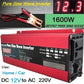 Onduleur à onde Pure sinus courant continu 12v/24v à courant alternatif 220V (500W 1000W Crête) (800W 1600W Crête) (1000W 2000W Crête) (1100W 2200W Crête) (1500W 3000W Crête) onduleur solaire - Mabelle Magasin