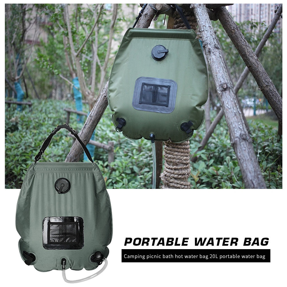 Sac de douche solaire 20L camping 50°C - Mabelle Magasin