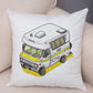 Oreiller de décoration. Dessin Camping-car Van aménagé Fourgon aménagé. Oreiller de décor VanLife. Oreiller en peluche pour canapé maison chambre d'enfants - Mabelle Magasin