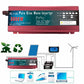 Onduleur à onde Pure sinus courant continu 12v/24v à courant alternatif 220V (500W 1000W Crête) (800W 1600W Crête) (1000W 2000W Crête) (1100W 2200W Crête) (1500W 3000W Crête) onduleur solaire - Mabelle Magasin