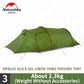 Nouvelle tente de Camping 2-3-4 personnes tente familiale ultralégère 4 saisons 15D/20D/210T tente en tissu Camping randonnée - Mabelle Magasin