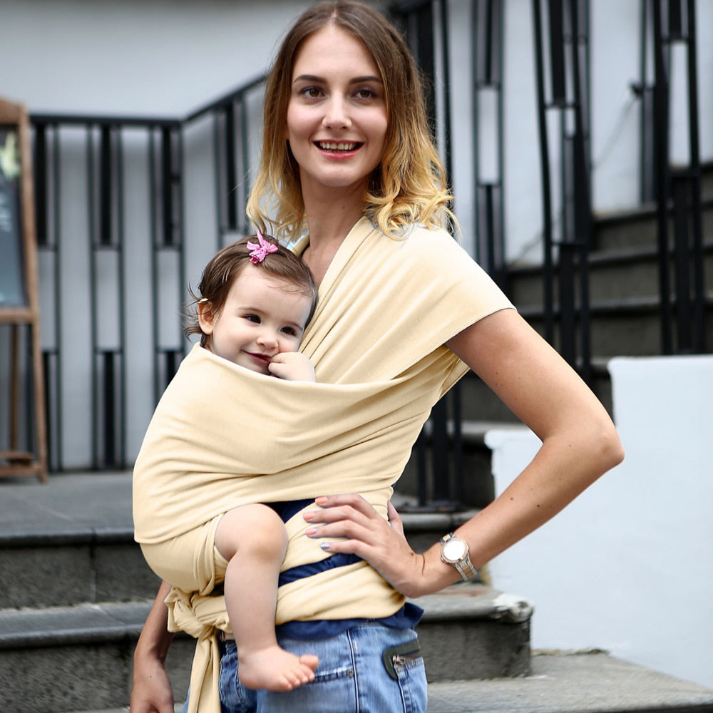 Porte-bébé écharpe pour nouveau-nés doux confortable et respirant pour bébé écharpe  d'allaitement - Mabelle Magasin