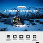 Naturehike 2022 nouveau Cloud Peak 15D Camping tente 1-2 personnes ultra-léger 4 saisons tente étanche Camping escalade tente extérieure - Mabelle Magasin