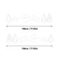 Autocollant De Camping Car Motif Forêt 2pcs, Stickers Pour Camping Car, Sticker Pour Vitres De van, Pare-chocs, - Mabelle Magasin
