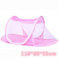 Lit bébé avec moustiquaire pliante  lit, matelas et oreiller (trois pièces) pour les enfants de 0 à 3 ans - Mabelle Magasin