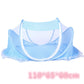 Lit bébé avec moustiquaire pliante  lit, matelas et oreiller (trois pièces) pour les enfants de 0 à 3 ans - Mabelle Magasin
