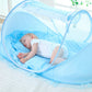 Lit bébé avec moustiquaire pliante  lit, matelas et oreiller (trois pièces) pour les enfants de 0 à 3 ans - Mabelle Magasin