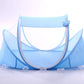 Lit bébé avec moustiquaire pliante  lit, matelas et oreiller (trois pièces) pour les enfants de 0 à 3 ans - Mabelle Magasin