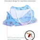 Lit bébé avec moustiquaire pliante  lit, matelas et oreiller (trois pièces) pour les enfants de 0 à 3 ans - Mabelle Magasin